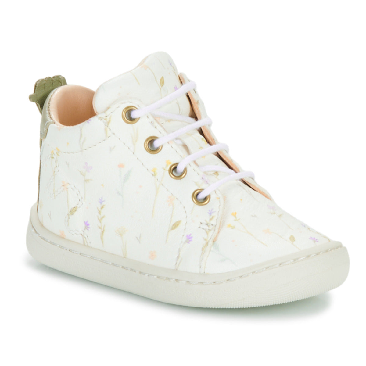 Scarpe bambini ragazza Easy Peasy  MY DEBOO LACET  Bianco