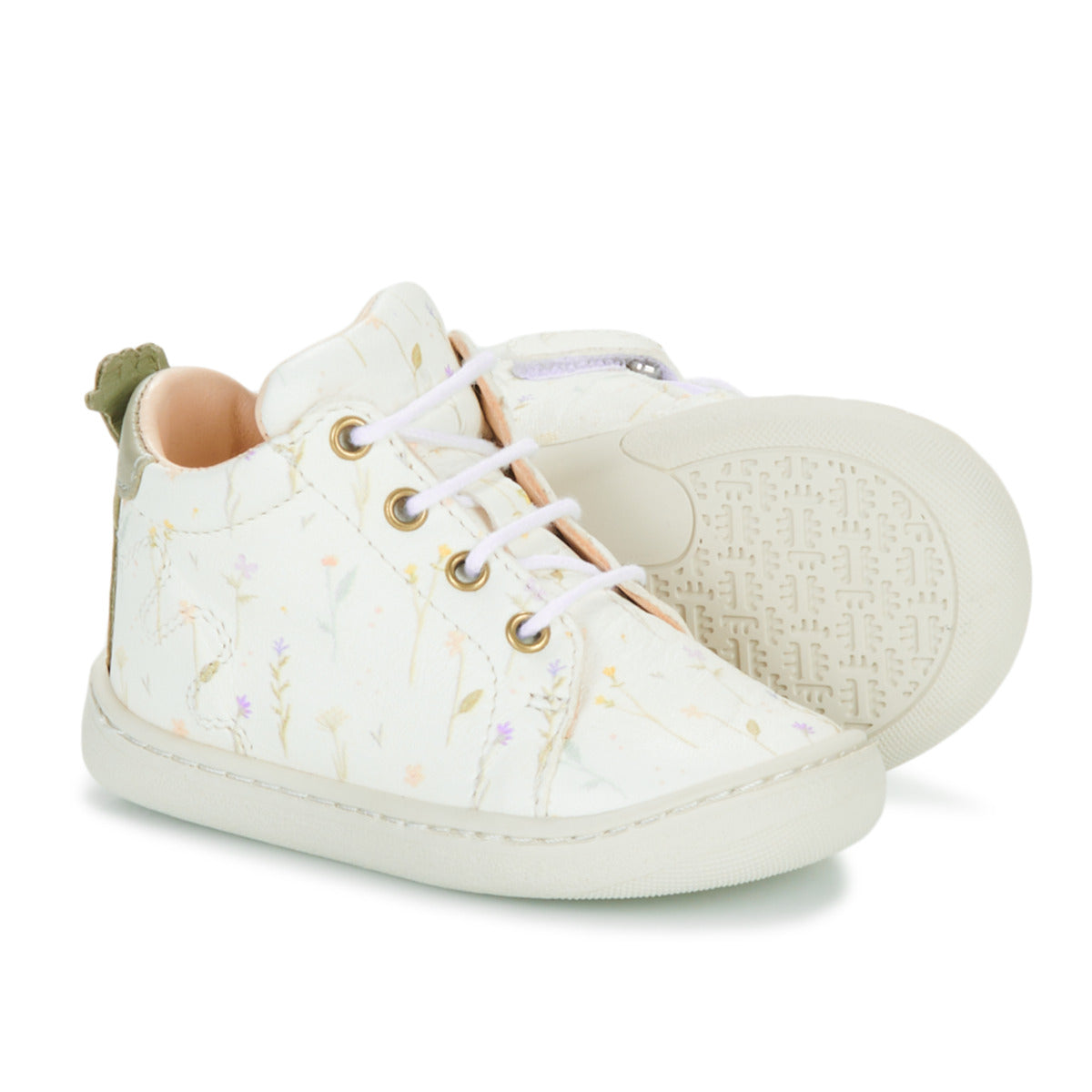 Scarpe bambini ragazza Easy Peasy  MY DEBOO LACET  Bianco