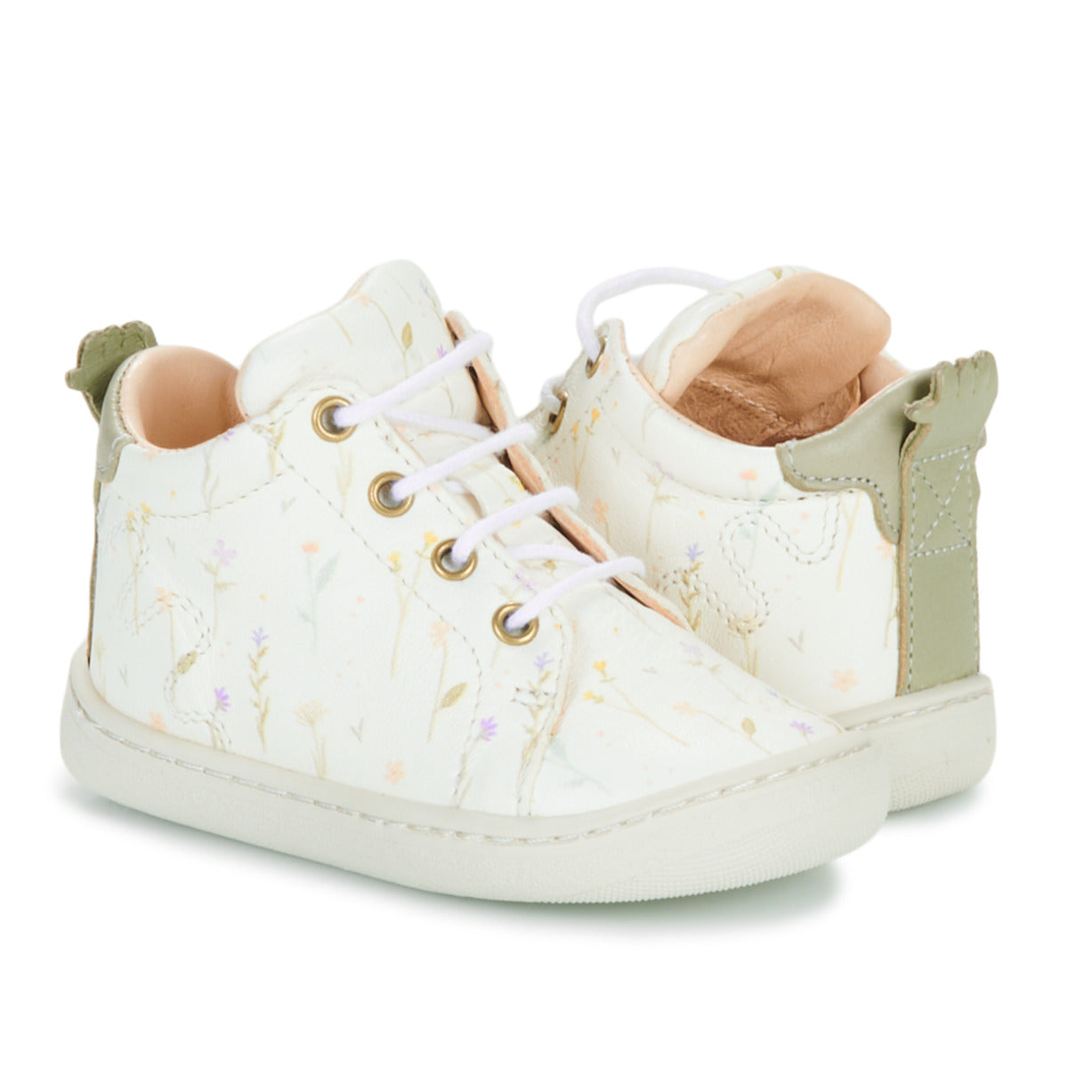 Scarpe bambini ragazza Easy Peasy  MY DEBOO LACET  Bianco