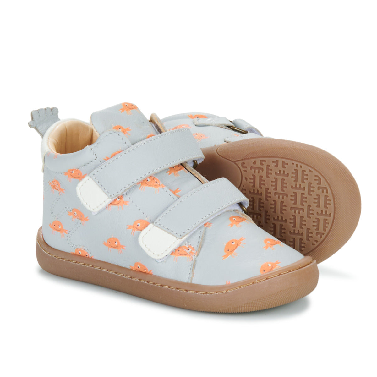 Scarpe bambini ragazzo Easy Peasy MY DEBOO VELCRO Grigio