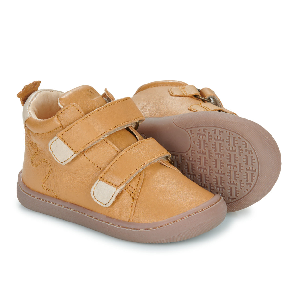 Scarpe bambini ragazzo Easy Peasy  MY DEBOO VELCRO  Marrone