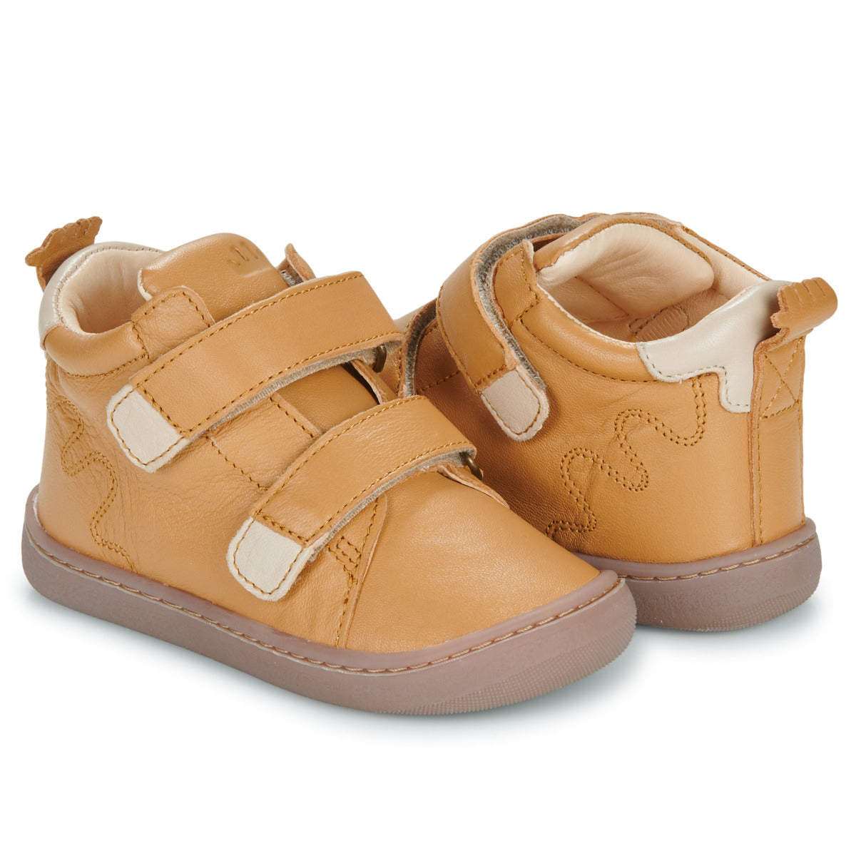 Scarpe bambini ragazzo Easy Peasy  MY DEBOO VELCRO  Marrone