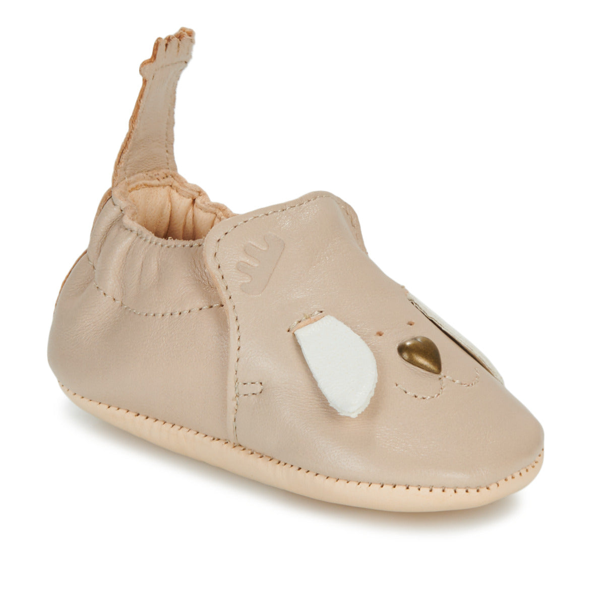 Pantofole bambini ragazzo Easy Peasy  MY BLUMOO CHIEN  Beige