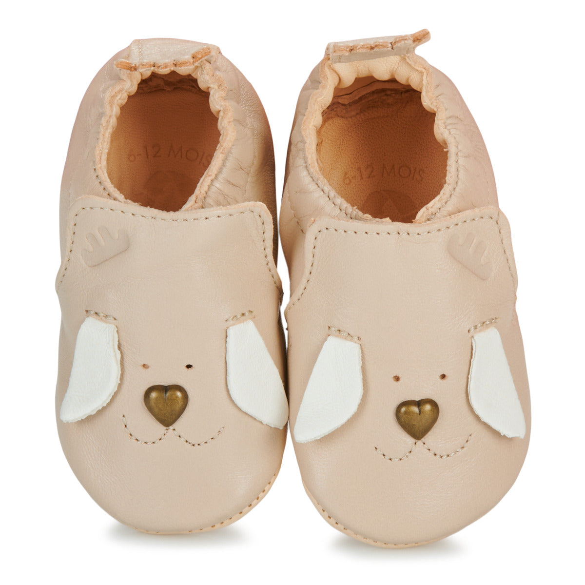 Pantofole bambini ragazzo Easy Peasy  MY BLUMOO CHIEN  Beige