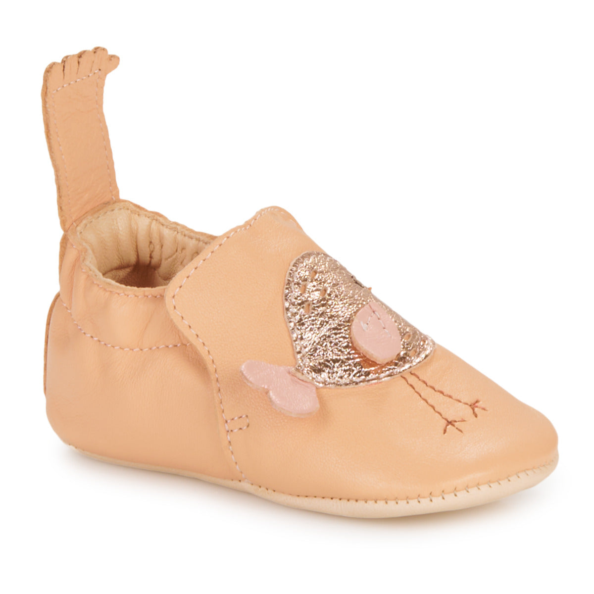 Pantofole bambini ragazza Easy Peasy  MY BLUMOO POULE  Arancio