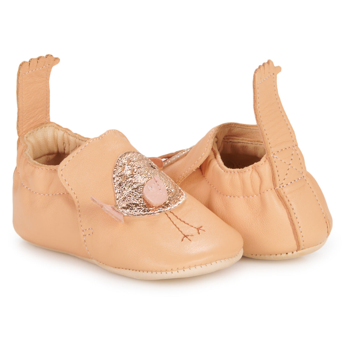 Pantofole bambini ragazza Easy Peasy  MY BLUMOO POULE  Arancio