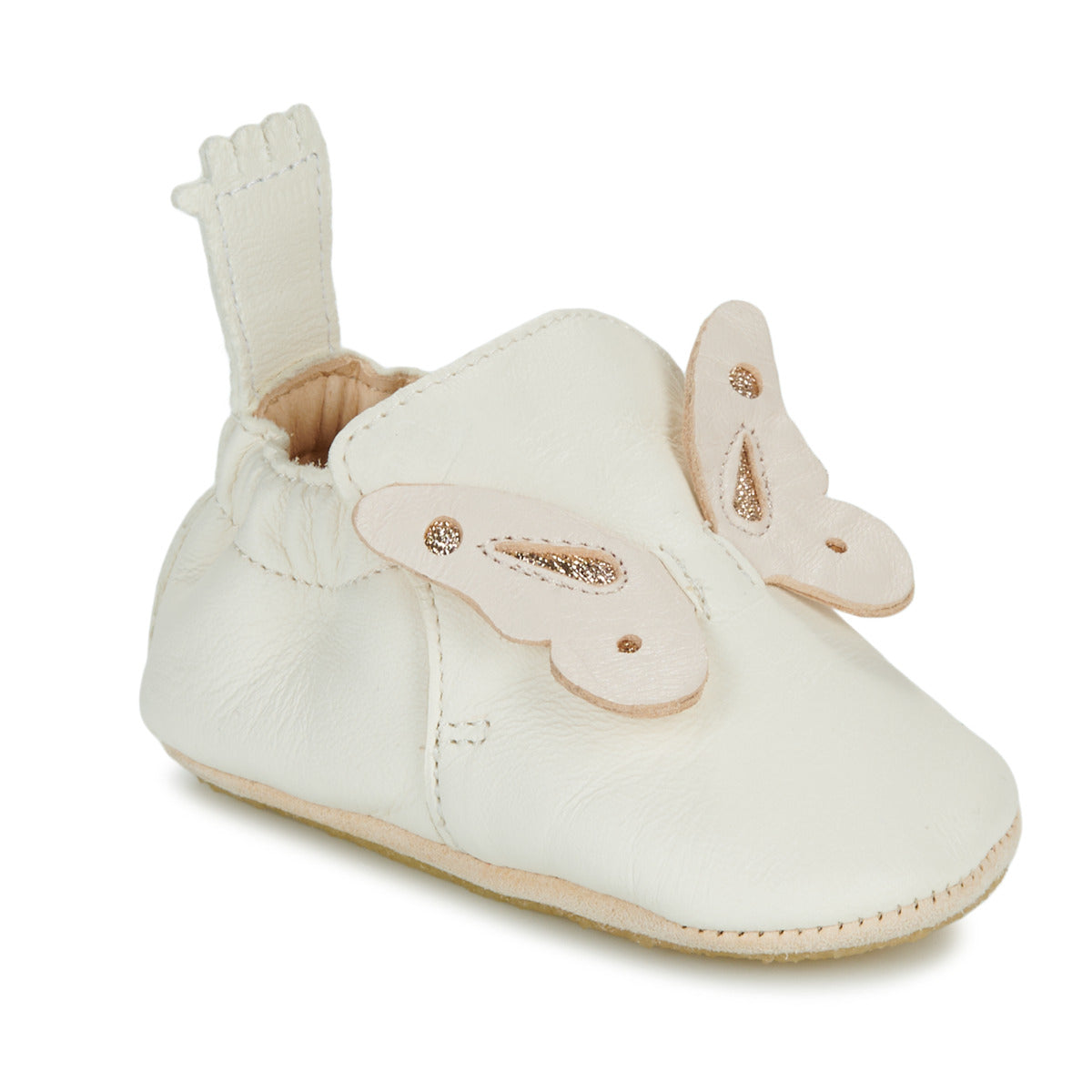 Pantofole bambini ragazza Easy Peasy  MY BLUBLU PAPILLON  Bianco