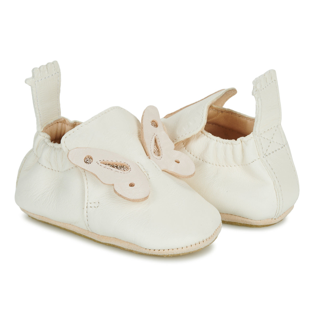 Pantofole bambini ragazza Easy Peasy  MY BLUBLU PAPILLON  Bianco