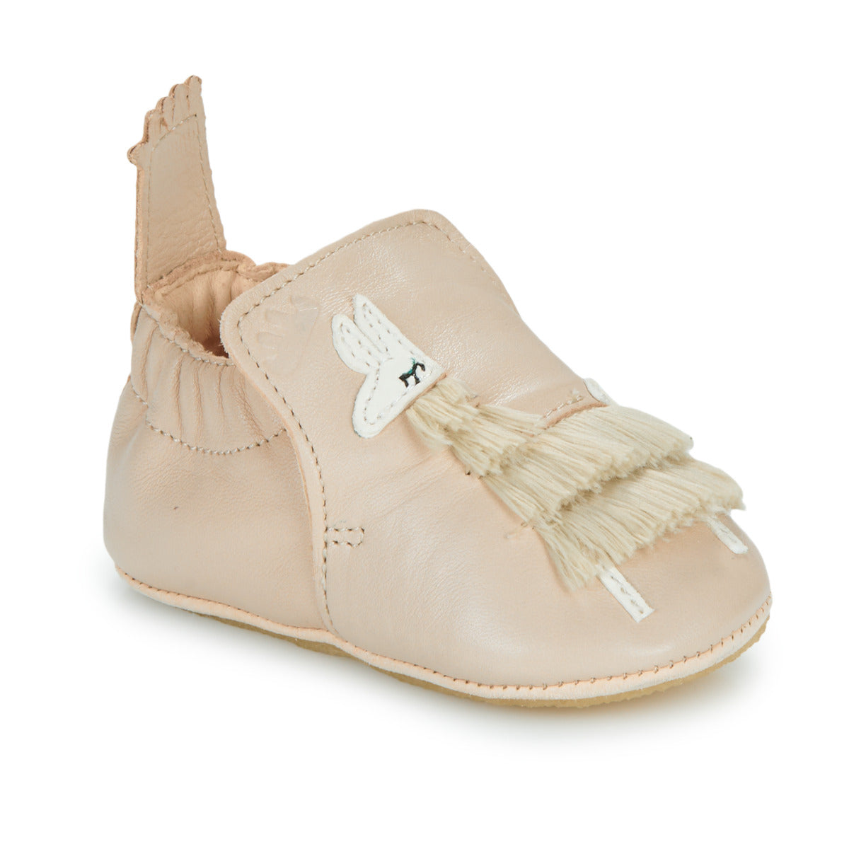 Pantofole bambini ragazza Easy Peasy  MY BLUBLU LAMA  Beige