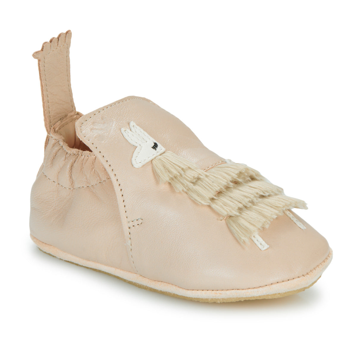 Pantofole bambini ragazza Easy Peasy  MY BLUBLU LAMA  Beige