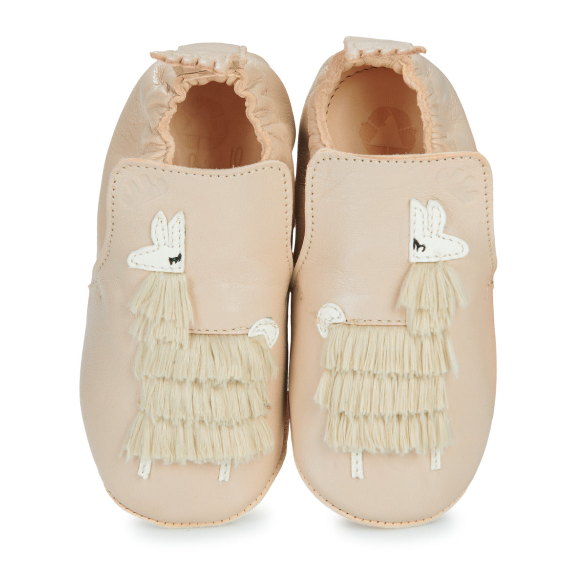 Pantofole bambini ragazza Easy Peasy  MY BLUBLU LAMA  Beige