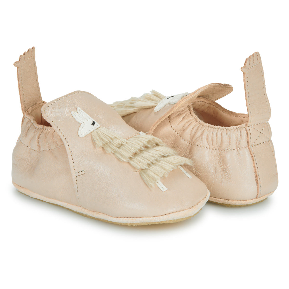 Pantofole bambini ragazza Easy Peasy  MY BLUBLU LAMA  Beige