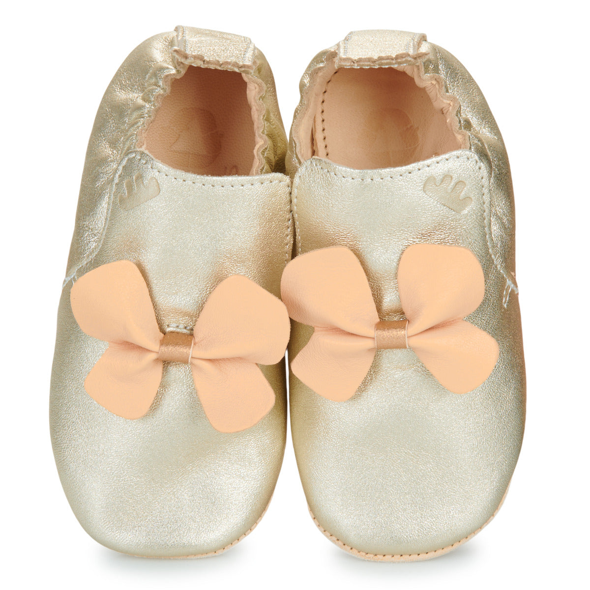 Pantofole bambini ragazza Easy Peasy  MY BLUBLU PAPILLON VOLANT  Oro