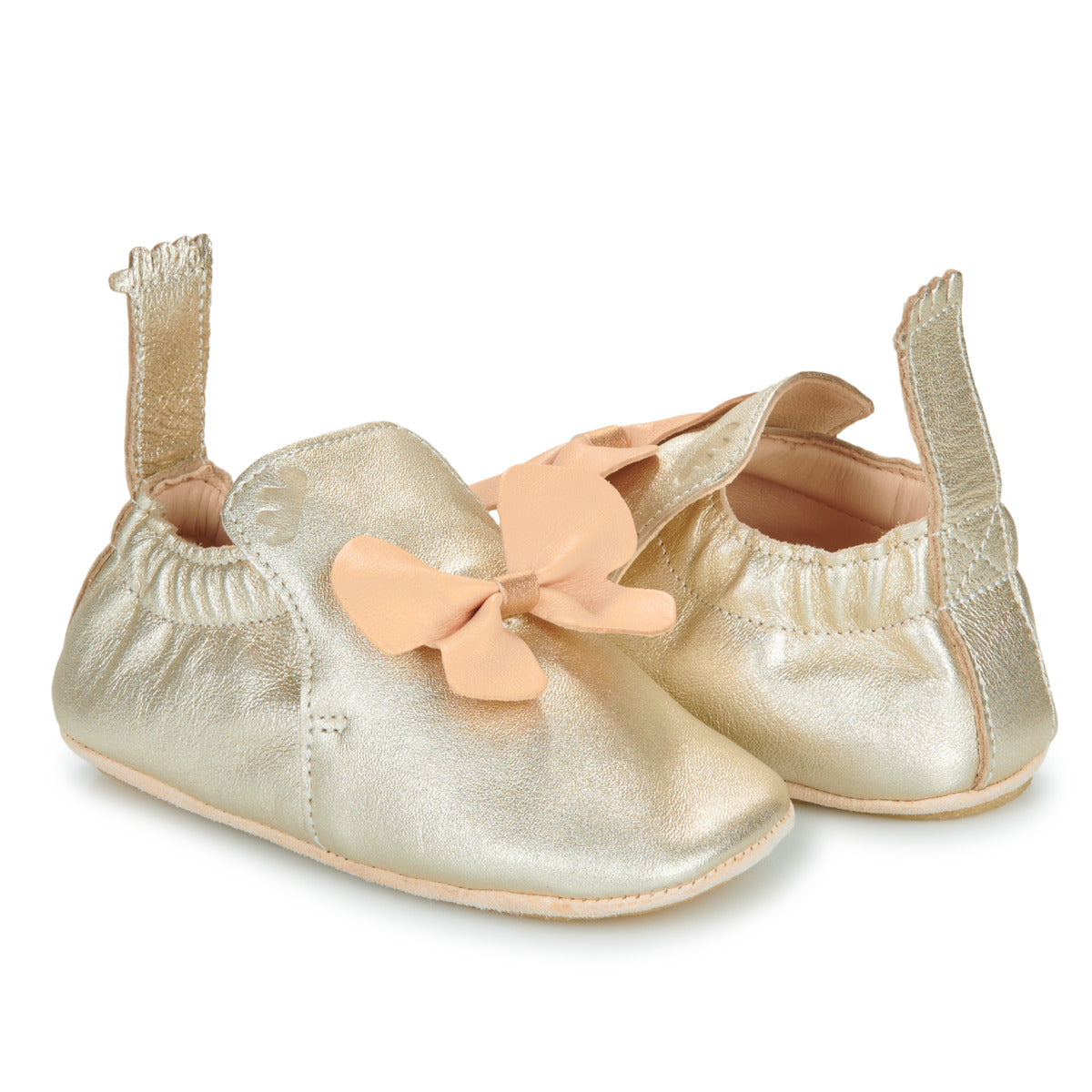 Pantofole bambini ragazza Easy Peasy  MY BLUBLU PAPILLON VOLANT  Oro