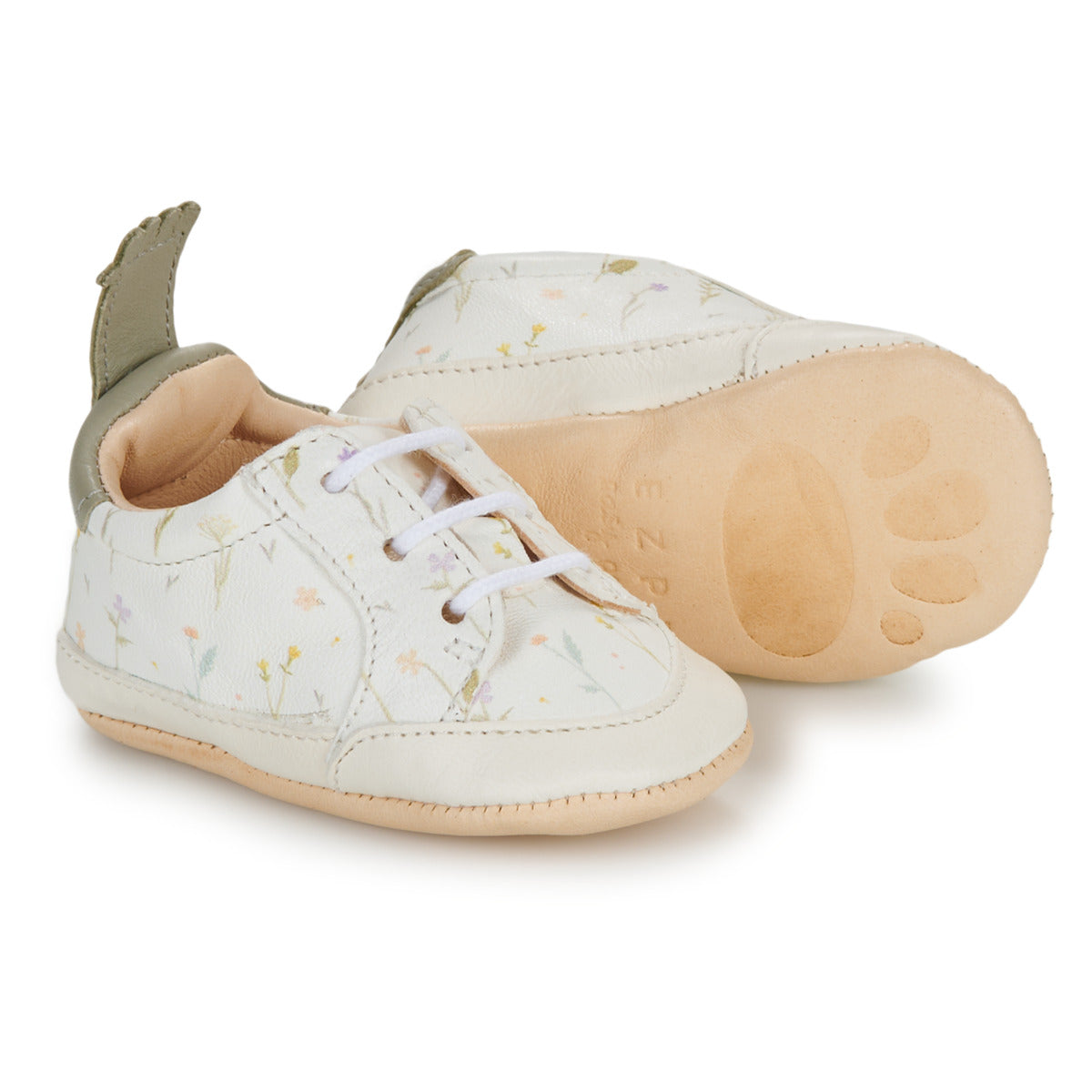 Pantofole bambini ragazza Easy Peasy  MY BLUMOO PTI'LACET  Bianco