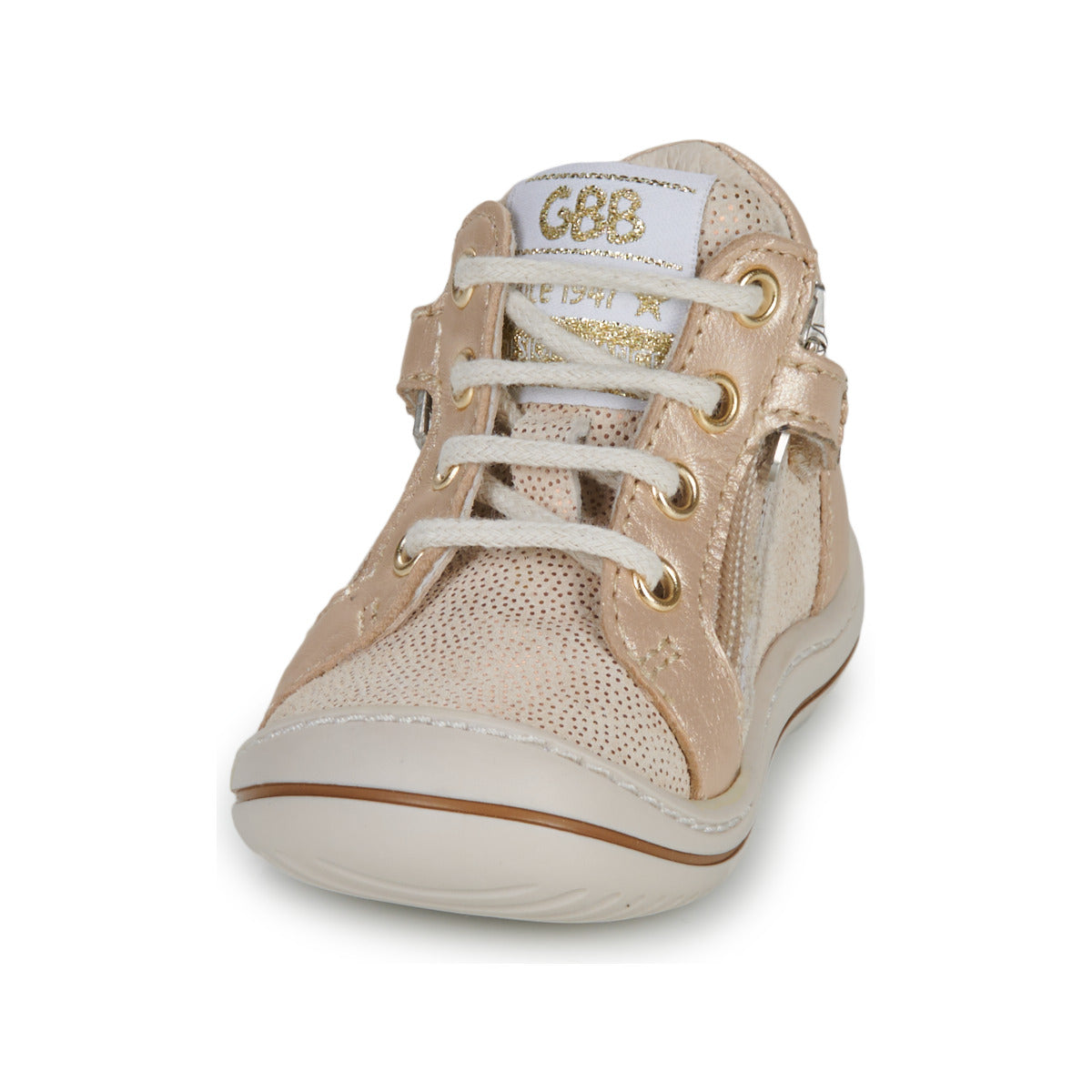 Scarpe bambini ragazza GBB  FLEXOO ZIPETTE  Beige