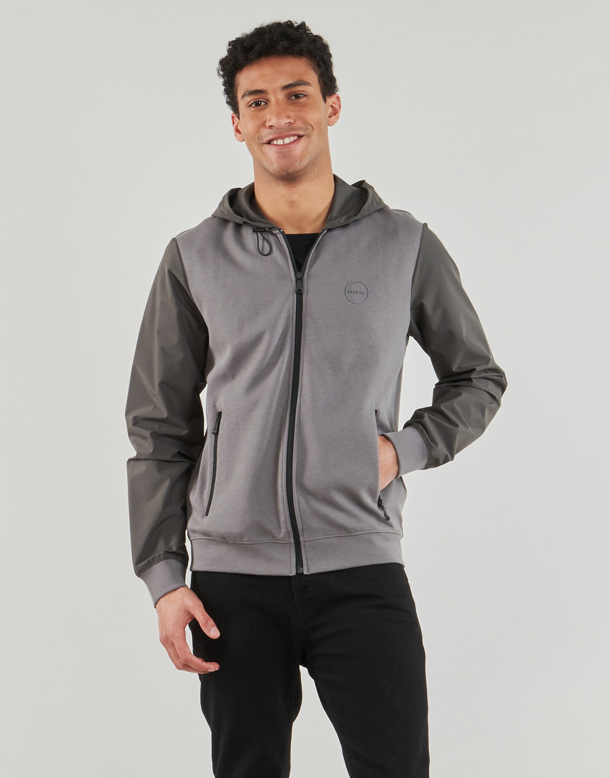 Felpa Uomo Geox  M SWEATER SPH. R/N  Grigio