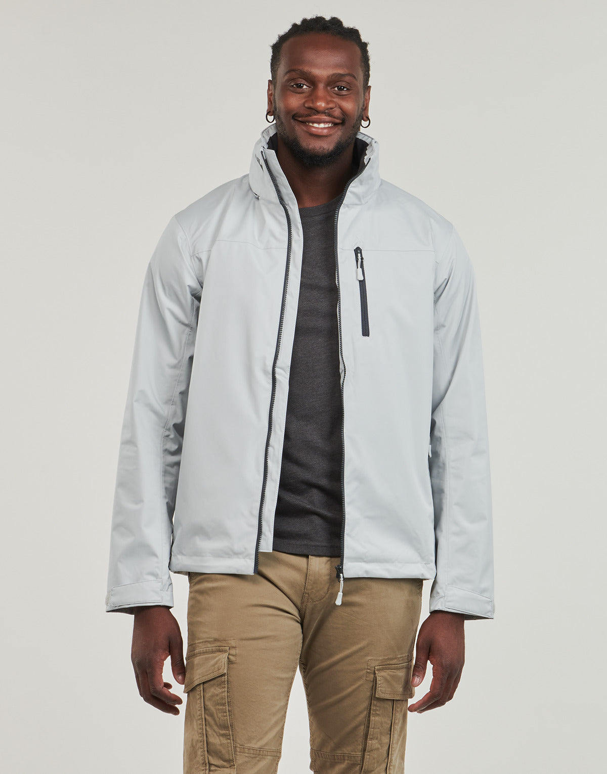 Giacca Uomo Helly Hansen  CREW HOODED JACKET 2.0  Grigio