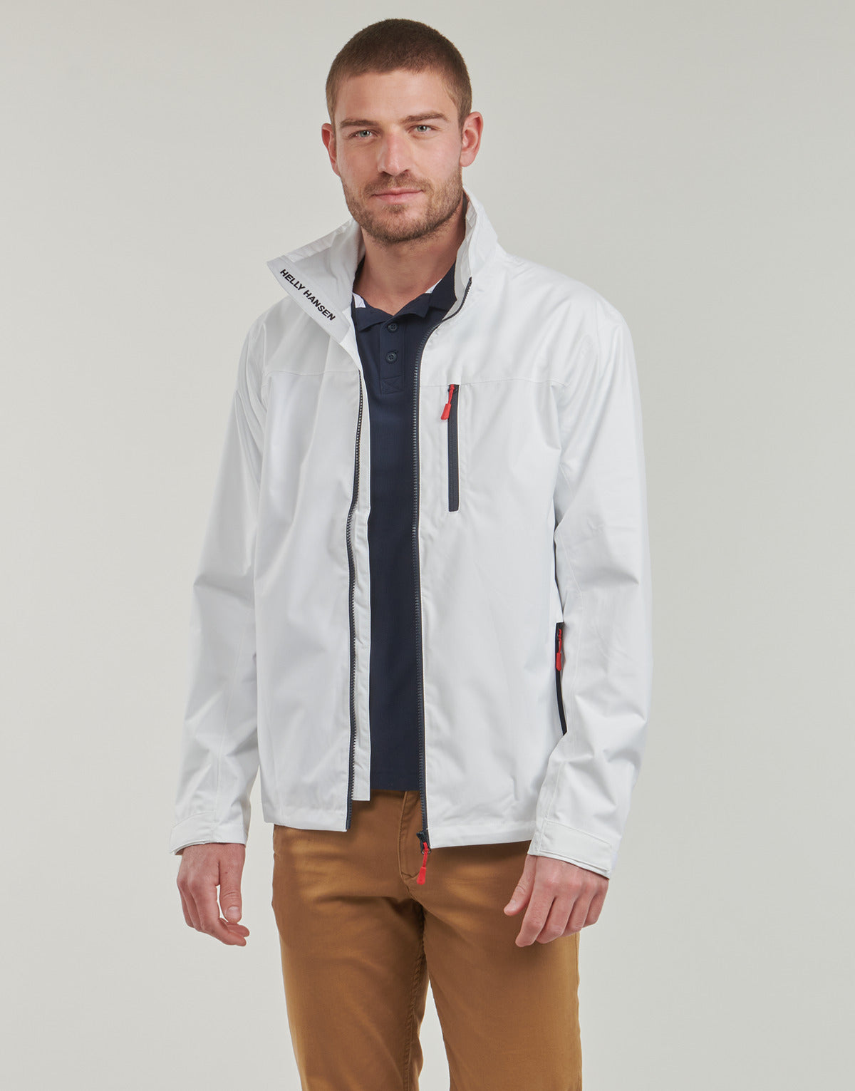 Giacca Uomo Helly Hansen  CREW HOODED JACKET 2.0  Bianco