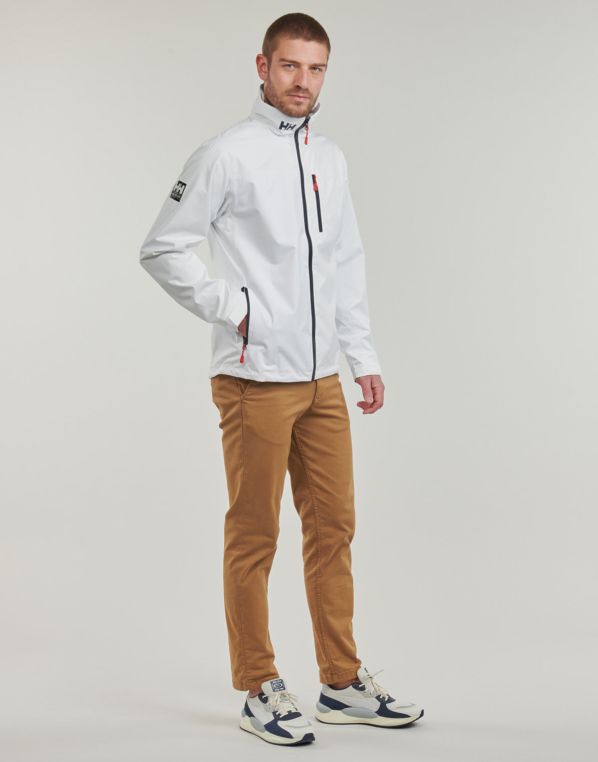 Giacca Uomo Helly Hansen  CREW HOODED JACKET 2.0  Bianco