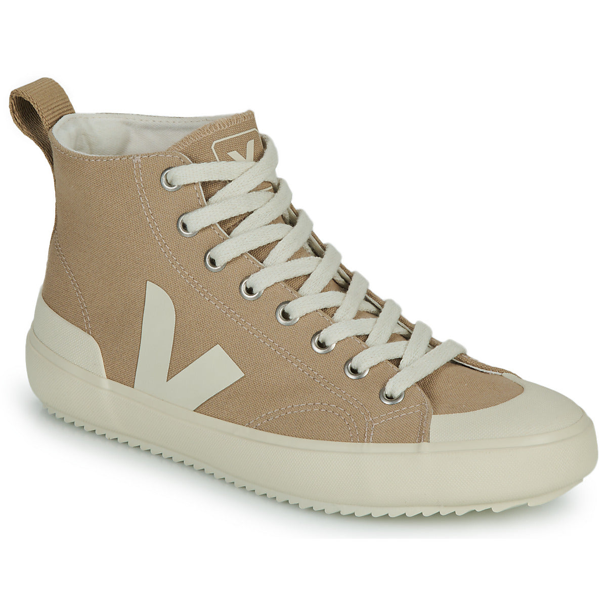 Sneakers alte Uomo Veja  NOVA HIGH CANVAS  Beige