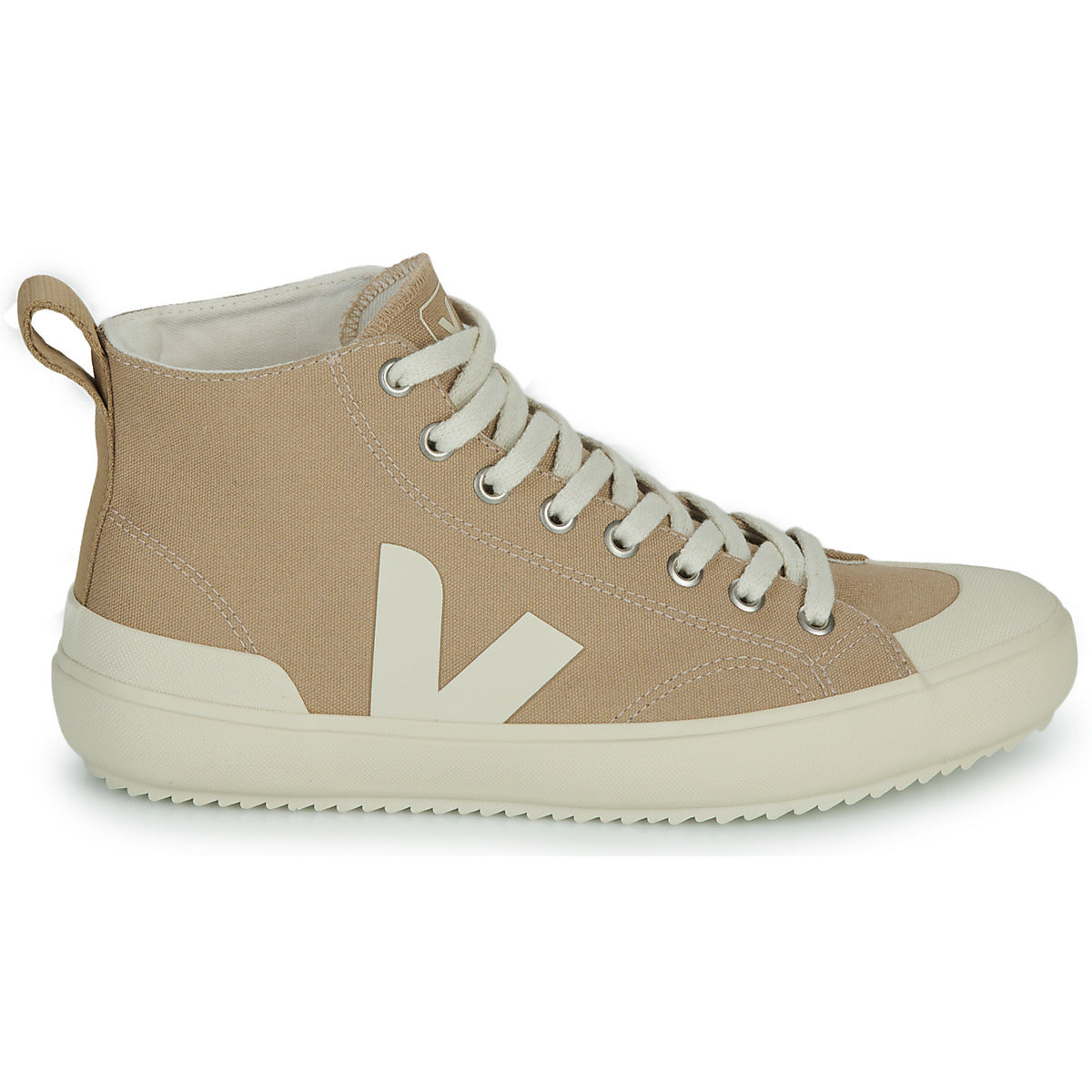 Sneakers alte Uomo Veja  NOVA HIGH CANVAS  Beige