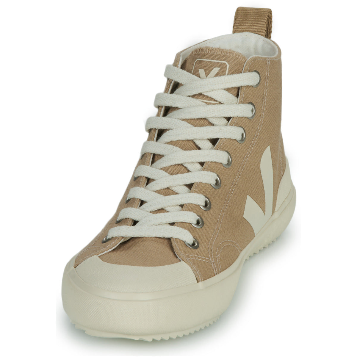 Sneakers alte Uomo Veja  NOVA HIGH CANVAS  Beige