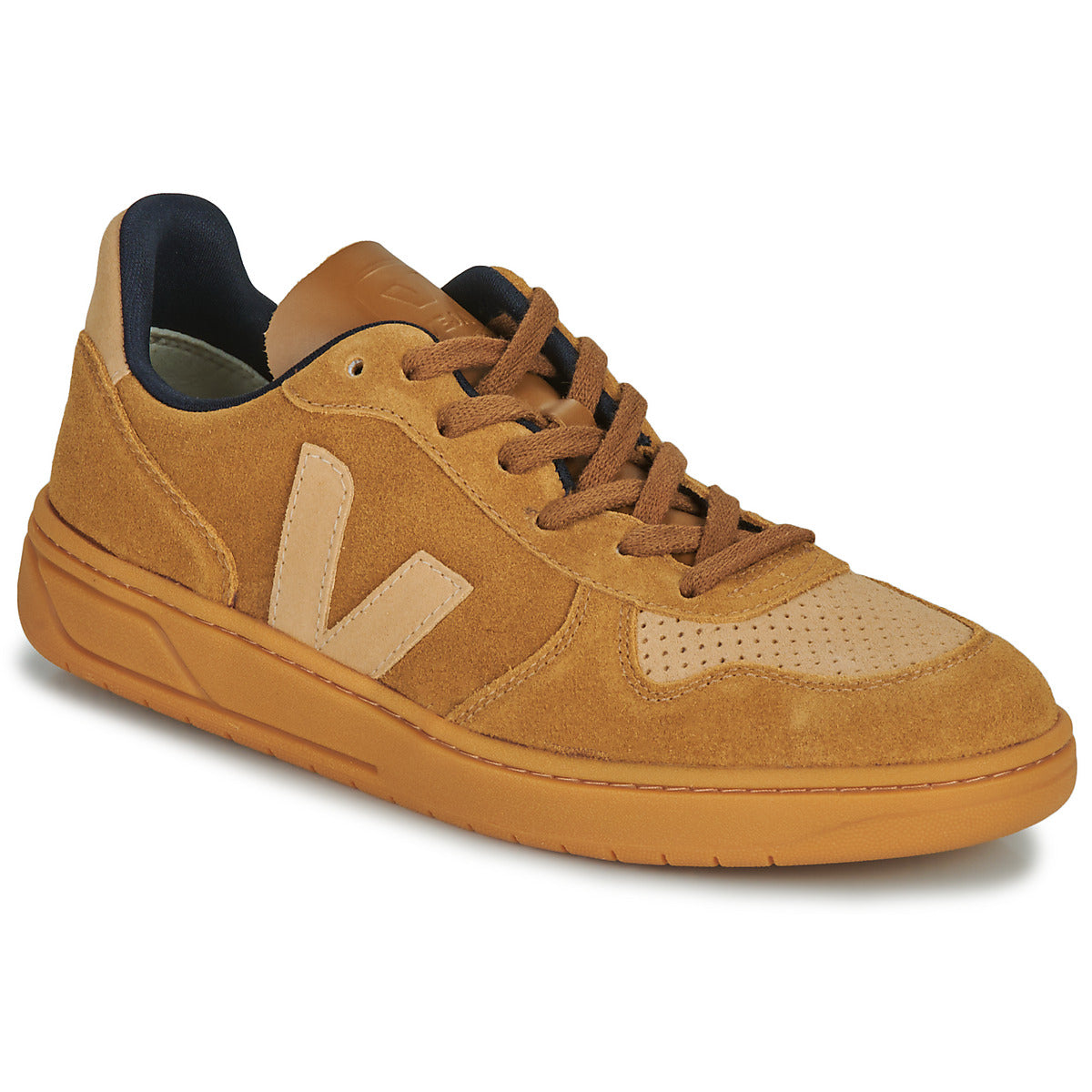 Sneakers Uomo Veja  V-10  Marrone