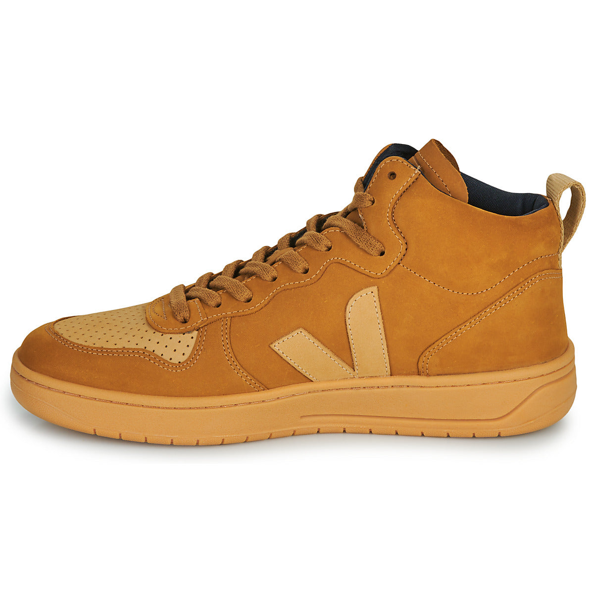 Sneakers alte Uomo Veja  V-15  Marrone