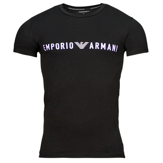 T-shirt Uomo Emporio Armani  SHINY LOGOBAND  Nero