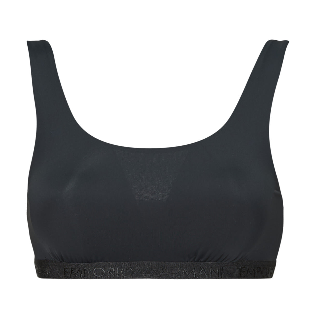 Brassiere Donna Emporio Armani  ALL OVER LOGO MESH BRALETTE  Nero