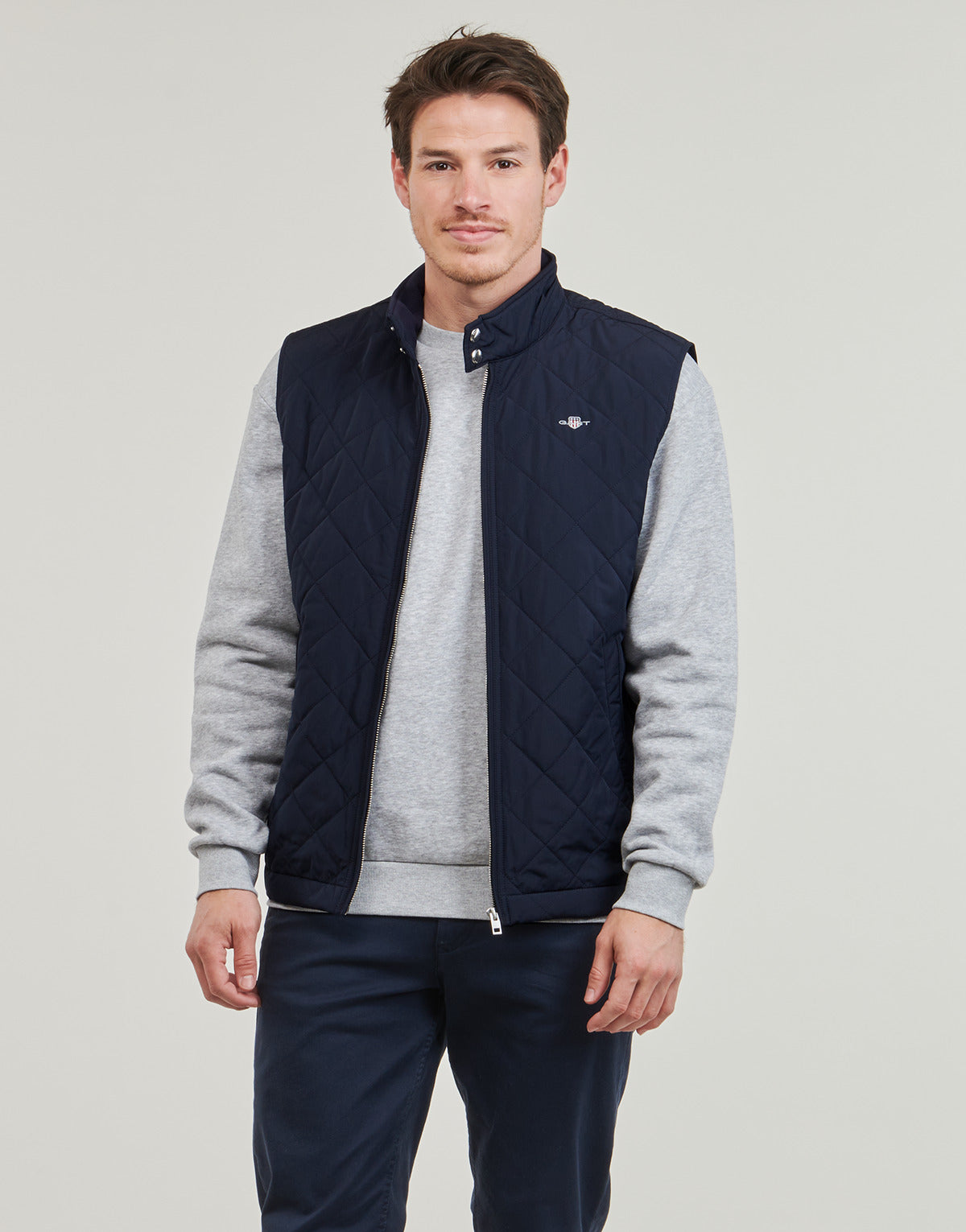 Giubbotto Uomo Gant  QUILTED WINDCHEATER VEST  Marine