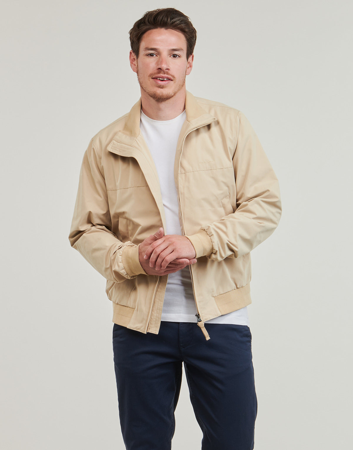 Giubbotto Uomo Gant  LIGHT HAMPSHIRE JACKET  Beige