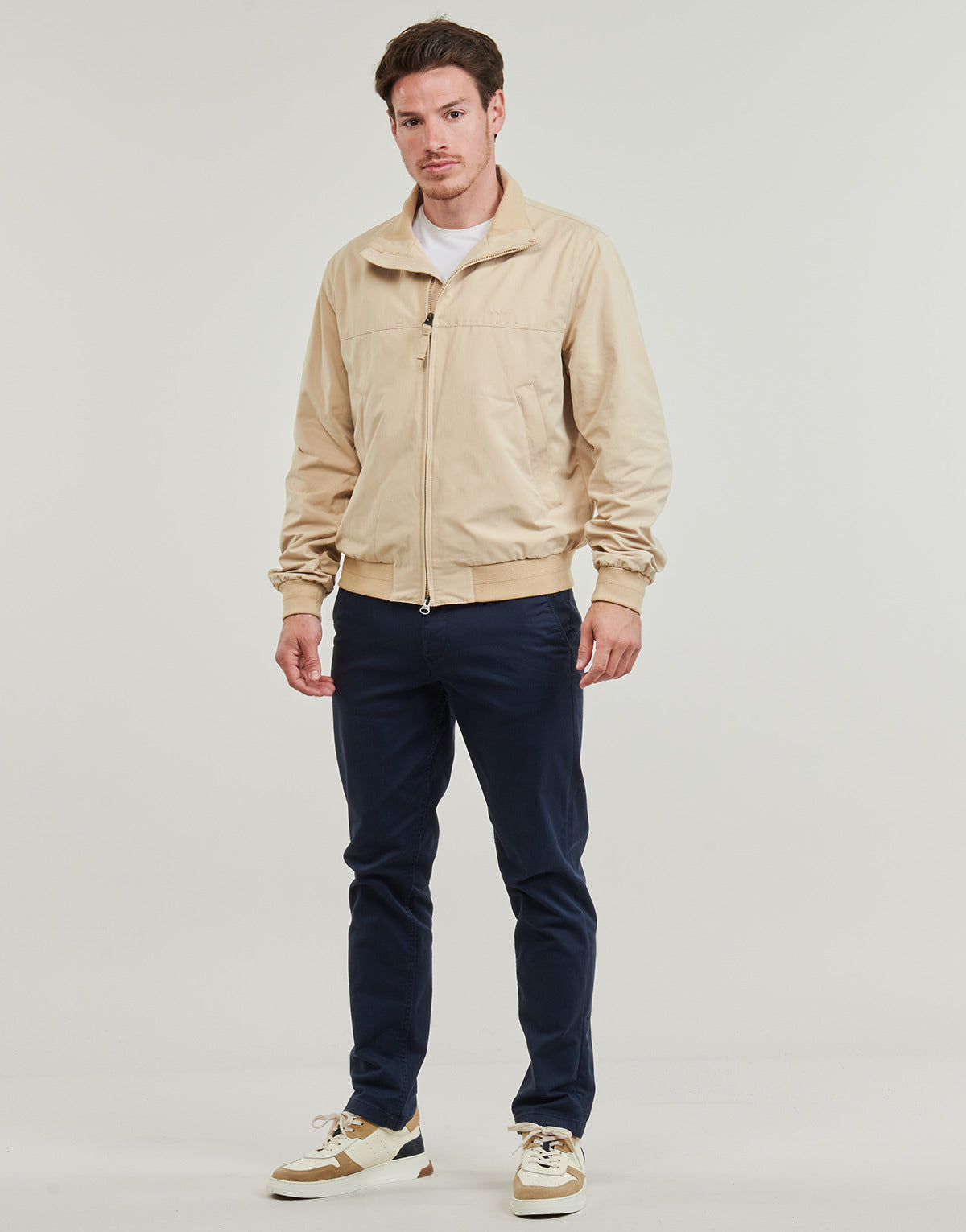 Giubbotto Uomo Gant  LIGHT HAMPSHIRE JACKET  Beige