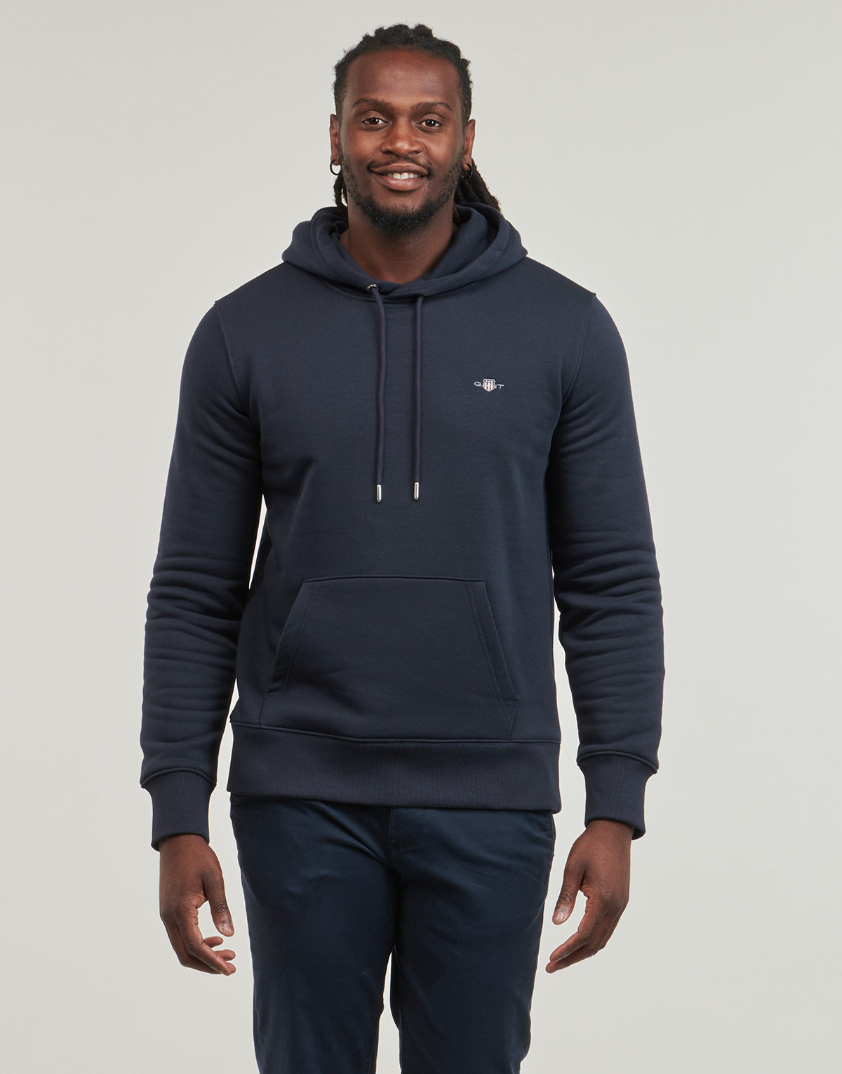 Felpa Uomo Gant  REG SHIELD HOODIE  Marine