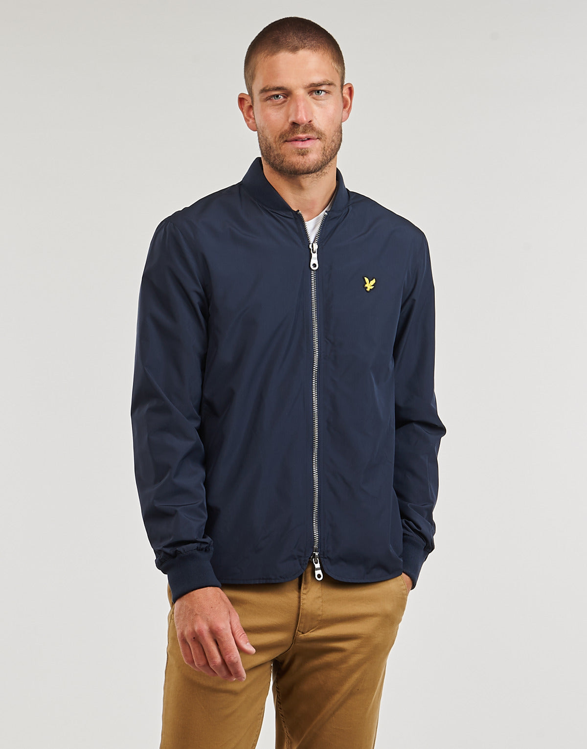 Giubbotto Uomo Lyle & Scott  BOMBER JACKET  Marine