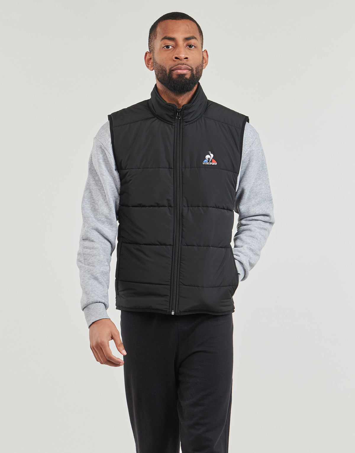 Piumino Uomo Le Coq Sportif  ESS DOUDOUNE SL N°1 M  Nero