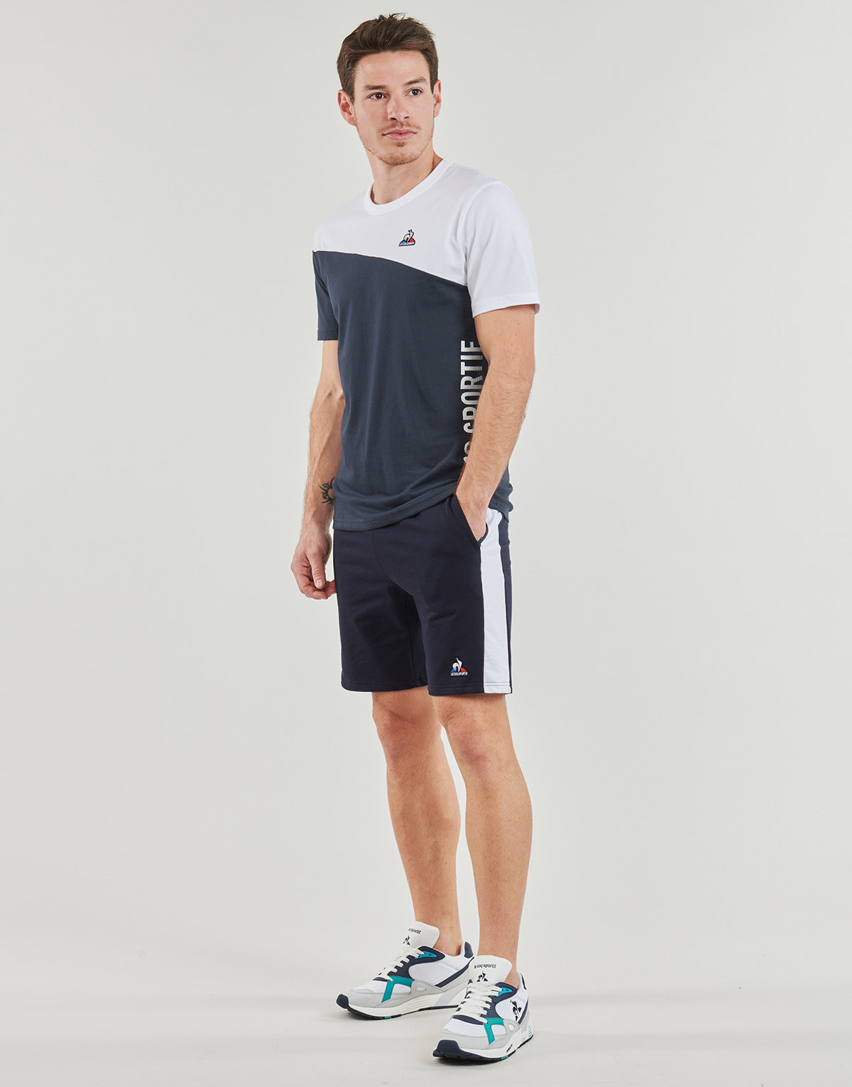 Pantaloni corti Uomo Le Coq Sportif  BAS SHORT N°1M  Marine