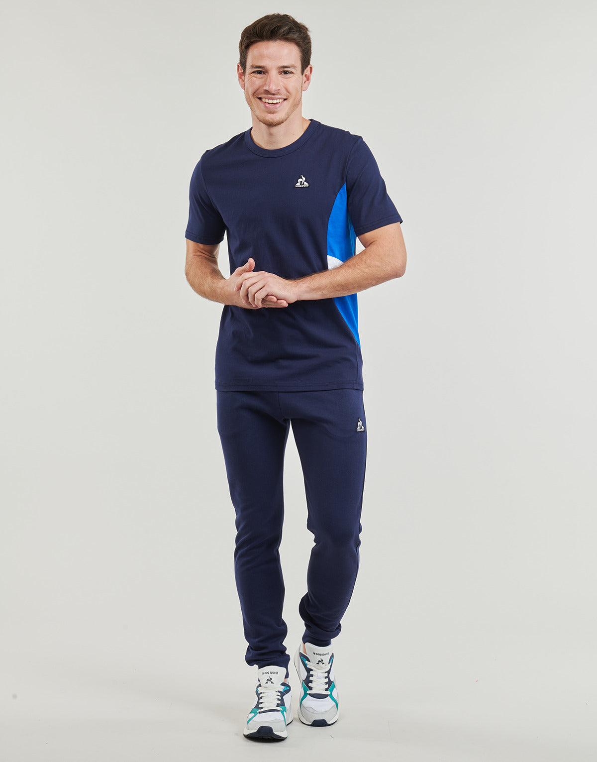 Pantaloni Sportivi Uomo Le Coq Sportif  SAISON 1 Pant Slim N°1 M  Marine