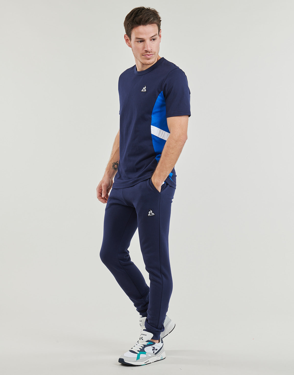 Pantaloni Sportivi Uomo Le Coq Sportif  SAISON 1 Pant Slim N°1 M  Marine