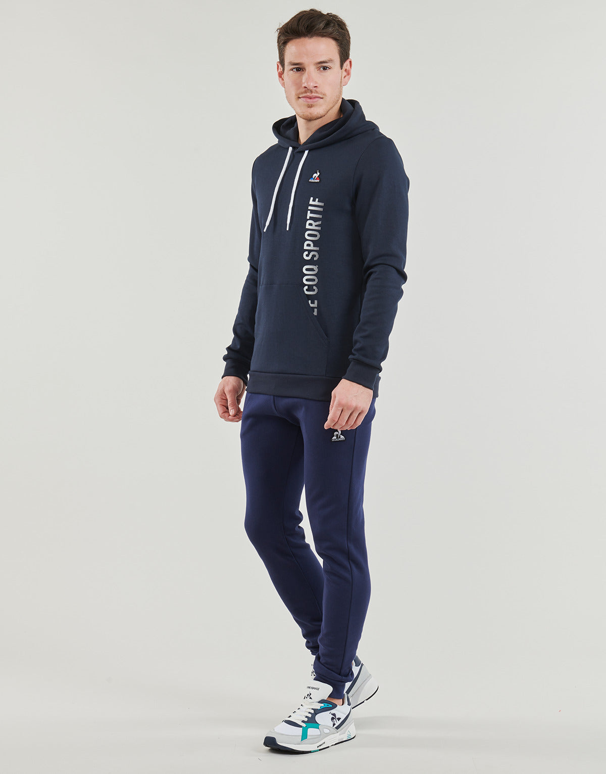 Felpa Uomo Le Coq Sportif  BAH HOODY N°1M  Marine