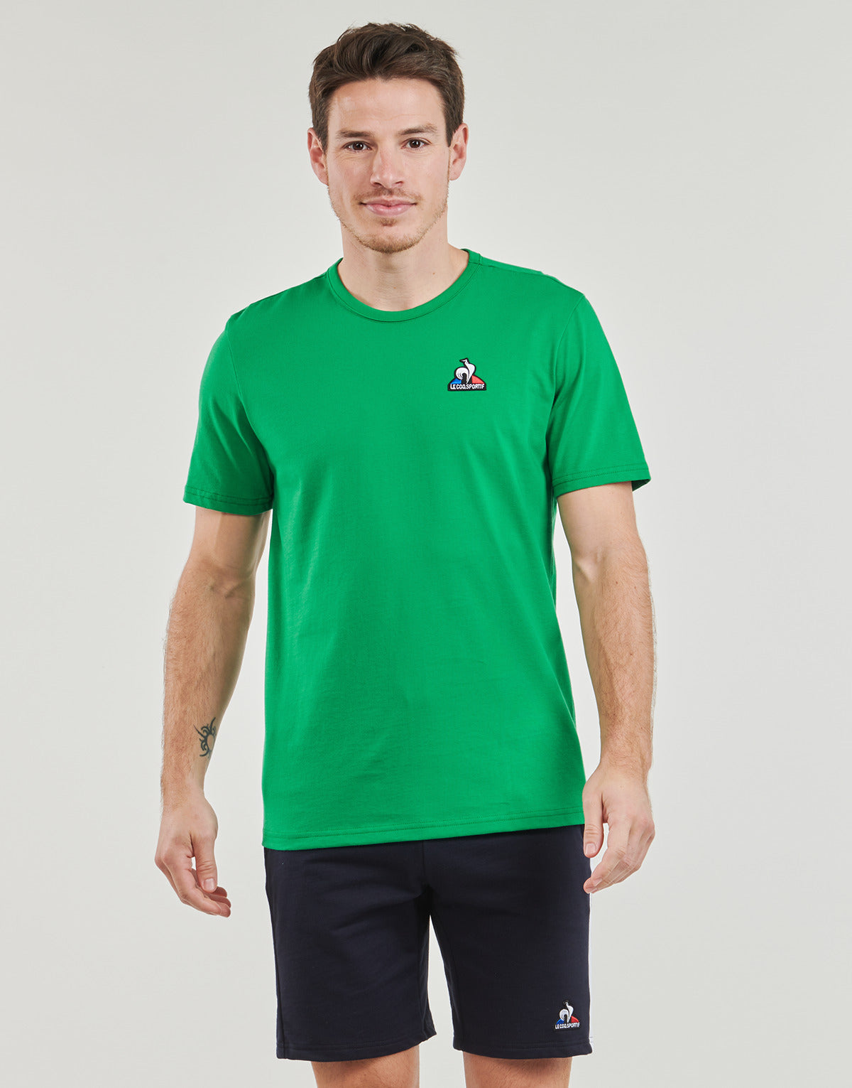 T-shirt Uomo Le Coq Sportif  ESS TEE SS N°4 M  Verde