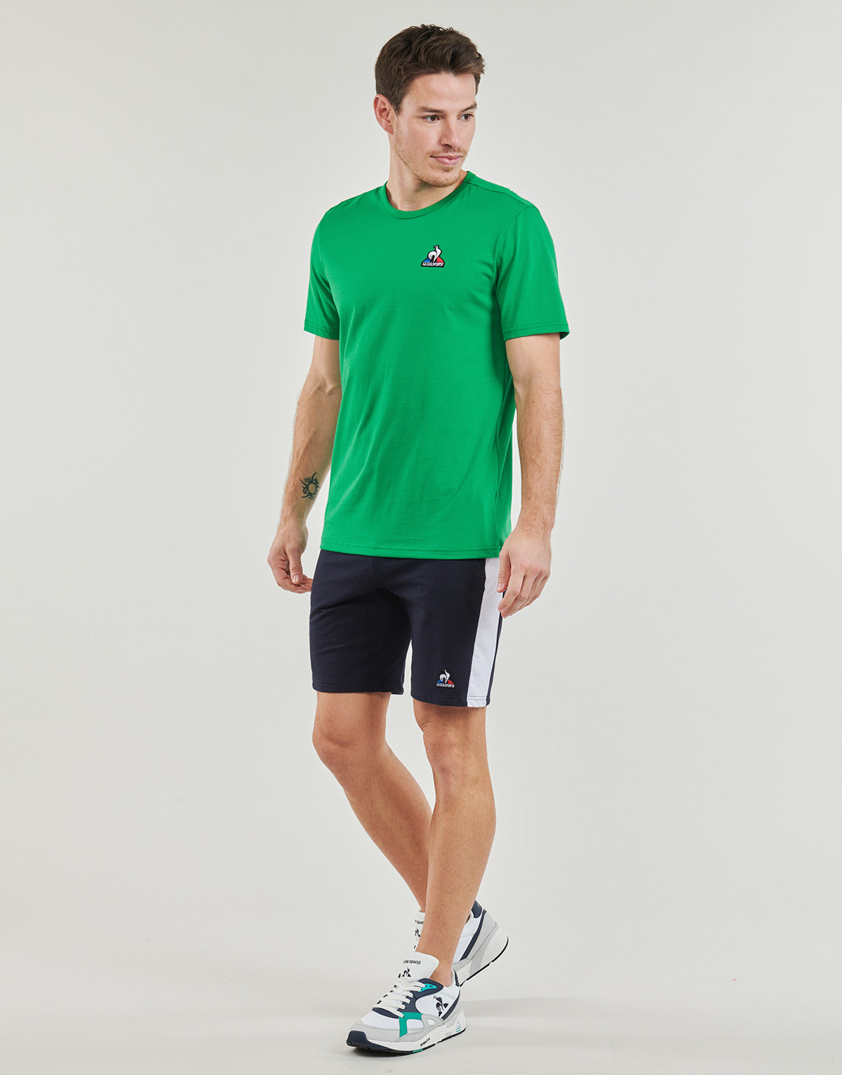 T-shirt Uomo Le Coq Sportif  ESS TEE SS N°4 M  Verde