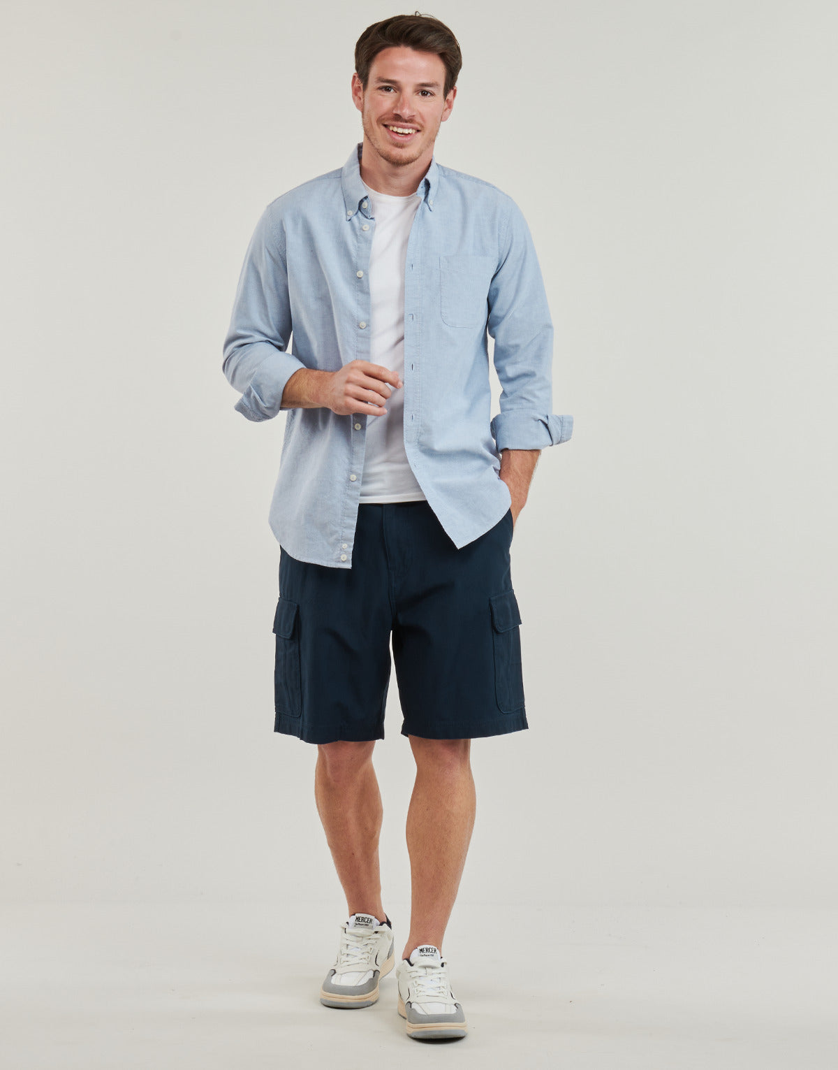 Pantaloni corti Uomo Esprit  CARGO SHORT  Marine