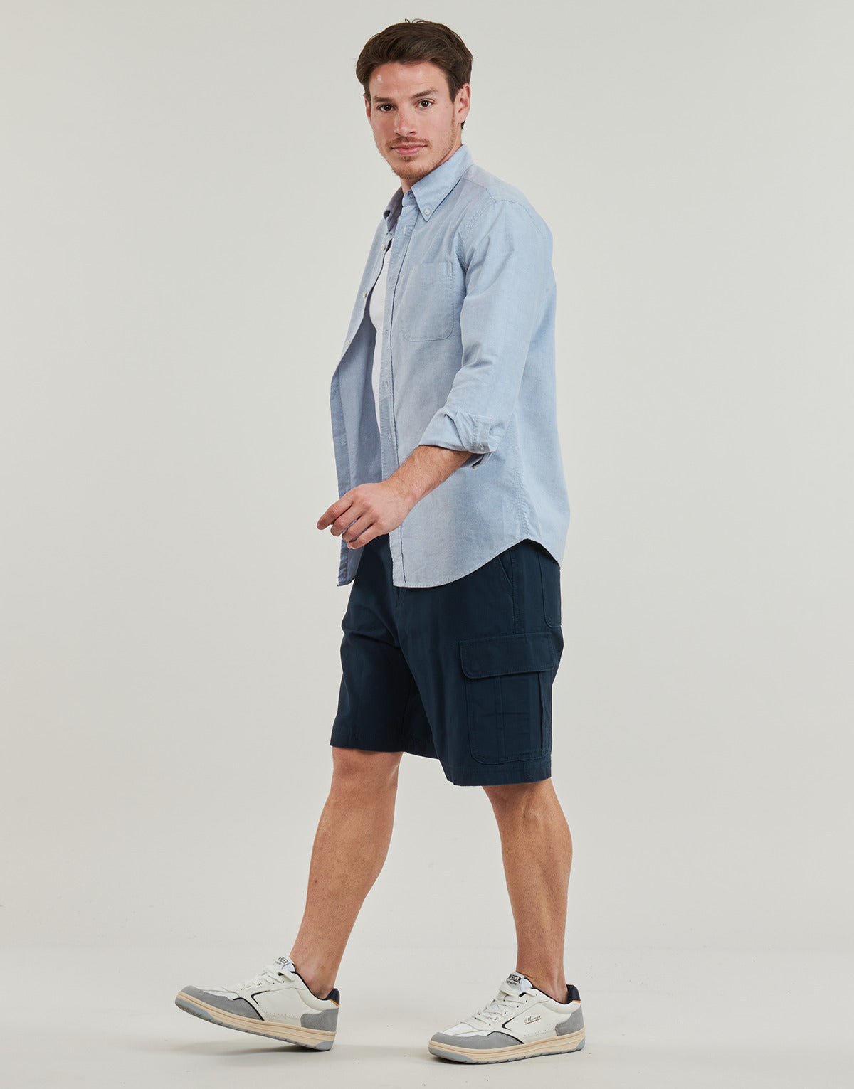 Pantaloni corti Uomo Esprit  CARGO SHORT  Marine