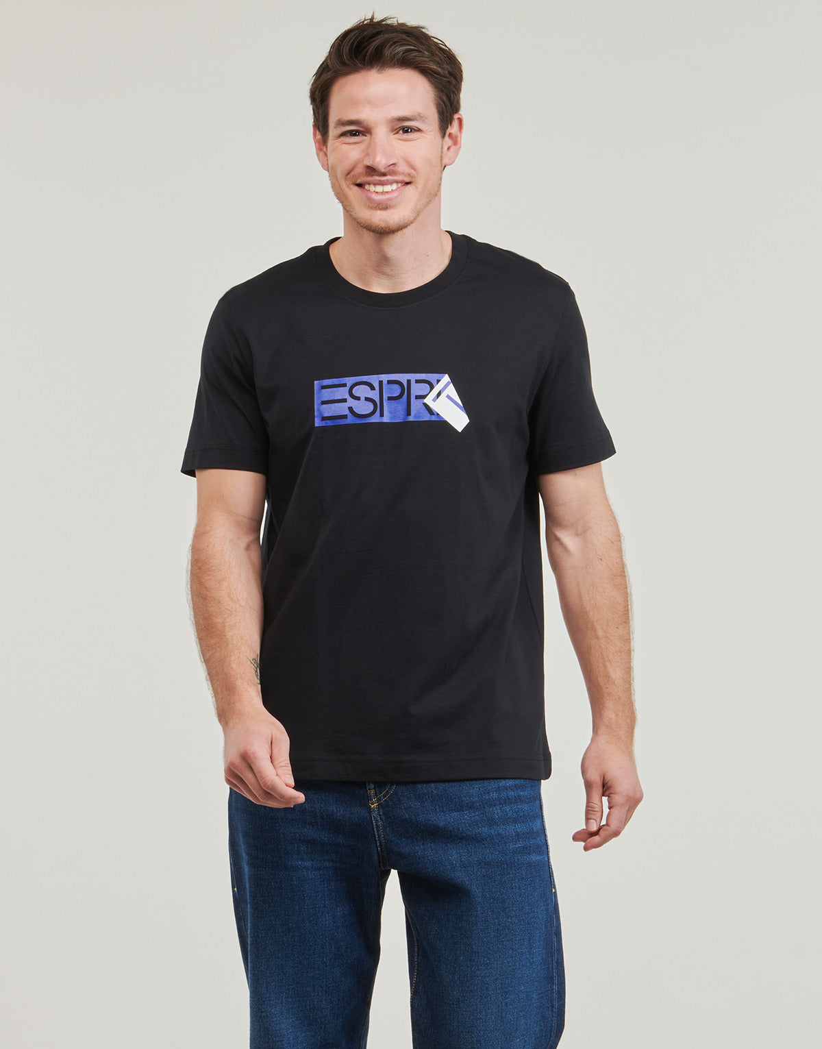 T-shirt Uomo Esprit  SUS LOGO TEE  Nero