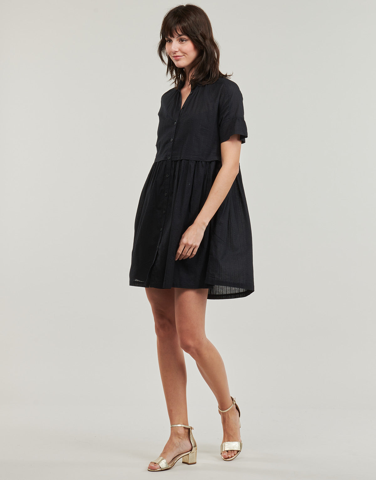 Abito corto Donna Esprit  A LINE MINI  Nero