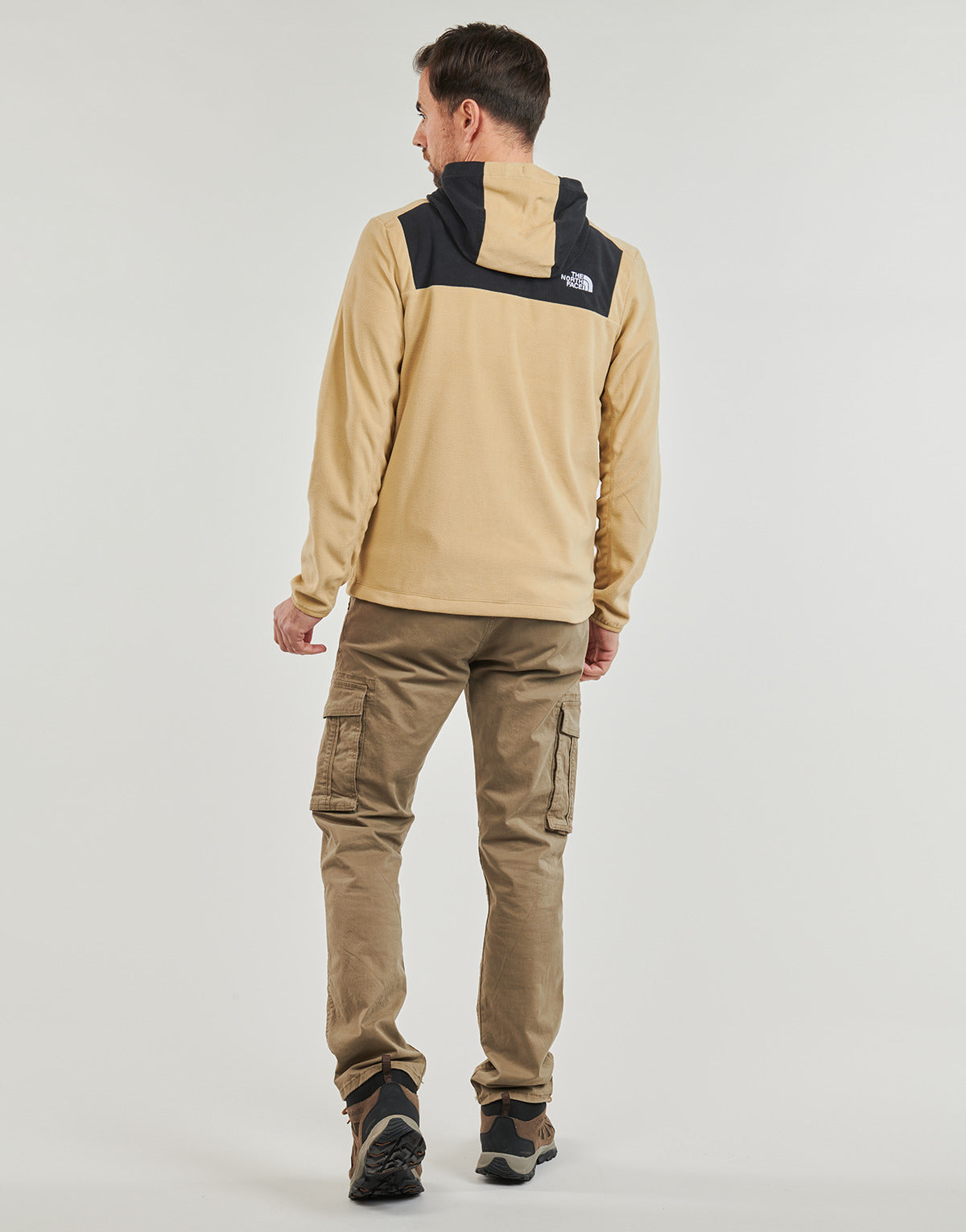 Felpa Uomo The North Face  HOMESAFE FULL ZIP FLEECE HOODIE  Beige