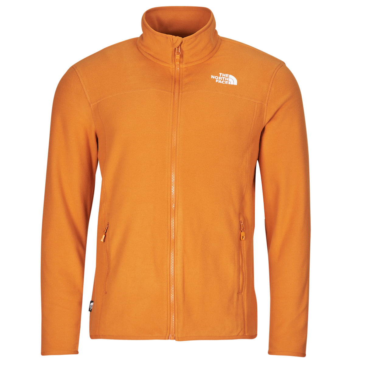 Felpa Uomo The North Face  100 GLACIER FULL ZIP  Arancio