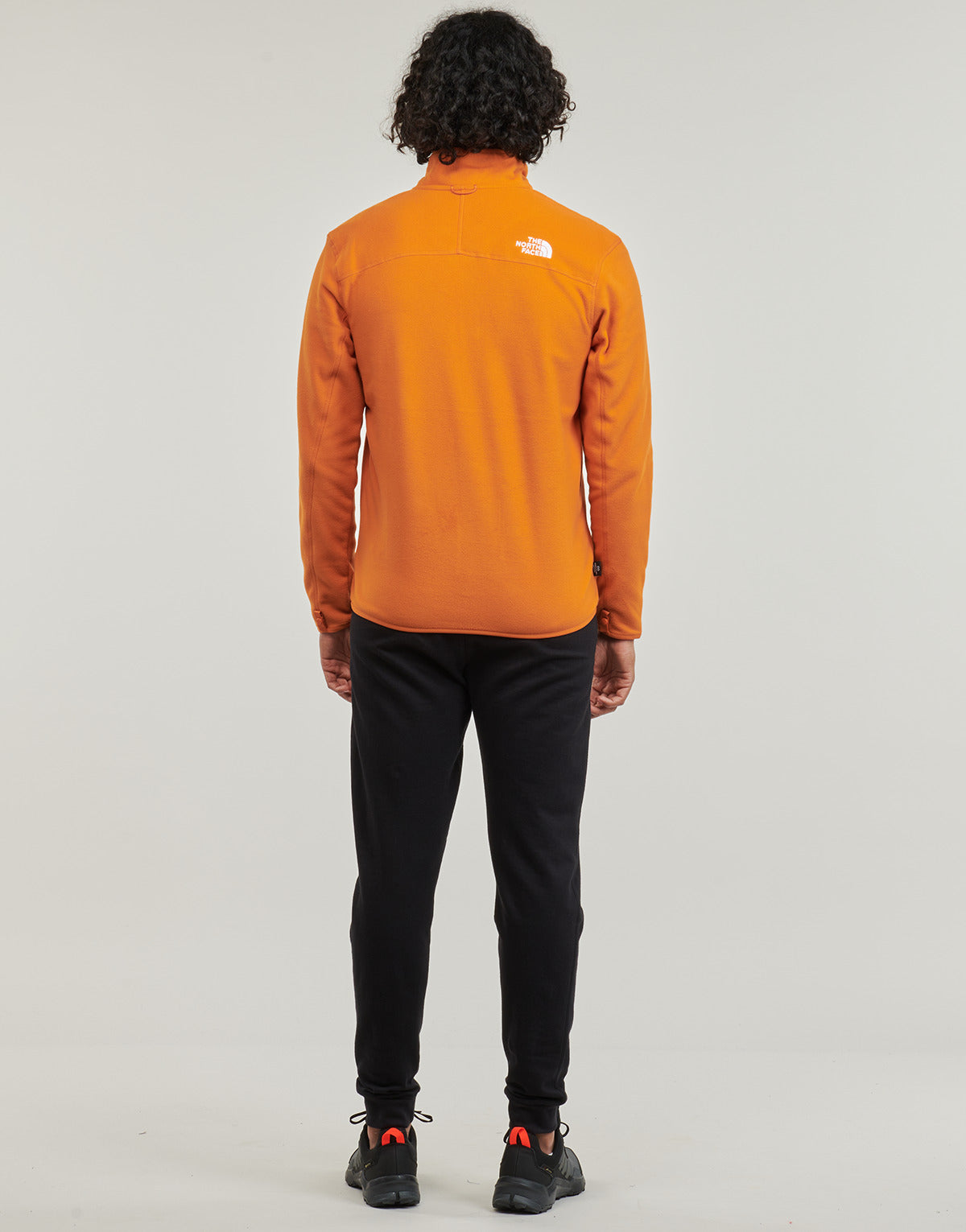 Felpa Uomo The North Face  100 GLACIER FULL ZIP  Arancio